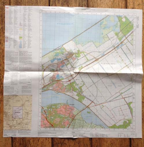 Landkaart 26 west Hardewijk (jaren 80), Boeken, Atlassen en Landkaarten, Zo goed als nieuw, Landkaart, 1800 tot 2000, Ophalen of Verzenden