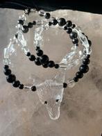 Shungiet shungite wolf totem beschermt aura straling moed, Ophalen of Verzenden, Nieuw, Steen of Mineraal, Met edelsteen