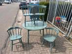 Thonet stijl cafestoelen en tafel, Huis en Inrichting, Ophalen, Gebruikt, Thonet, Vier
