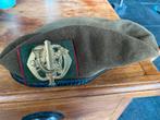 Baret Limburgse Jagers - Landmacht, Ophalen of Verzenden, Landmacht, Nederland, Helm of Baret