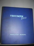 triumph 2000 werkplaatshandleiding, Ophalen of Verzenden
