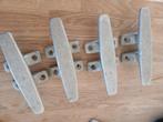 4 kikkers aluminium 15cm  dubbele voet klamp, Ophalen of Verzenden, Gebruikt, Overige typen
