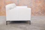 Refurbished witte leren Design on Stock Bloq loveseat!, Huis en Inrichting, Fauteuils, Ophalen, Metaal, Design, Kreas