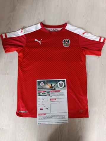Shirt van het Oostenrijks nationaal elftal 2016. Maat: 176 beschikbaar voor biedingen
