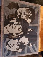 Denim Kunst: The Beatles Schilderij, Ophalen of Verzenden
