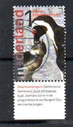 ‹(•¿•)› nl # j0379 burgers'zoo tab pinguin, Verzenden, Na 1940, Gestempeld