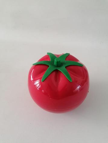vintage ijsemmer kunststof in de vorm van een tomaat 14 cm beschikbaar voor biedingen
