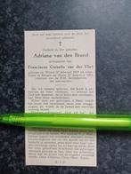 Bidprentje Wouw Bergen op Zoom Adriana vd Brand 1895 1961, Ophalen, Bidprentje