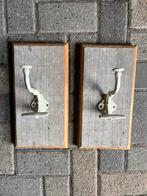 Wandhaken pp houten bord, nieuw, Wandkapstok, Nieuw, Ophalen of Verzenden, Minder dan 100 cm