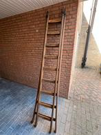 Houten Ladder - Vintage Look - oerdegelijk, Doe-het-zelf en Verbouw, Ladders en Trappen, Gebruikt, Ophalen of Verzenden, Ladder
