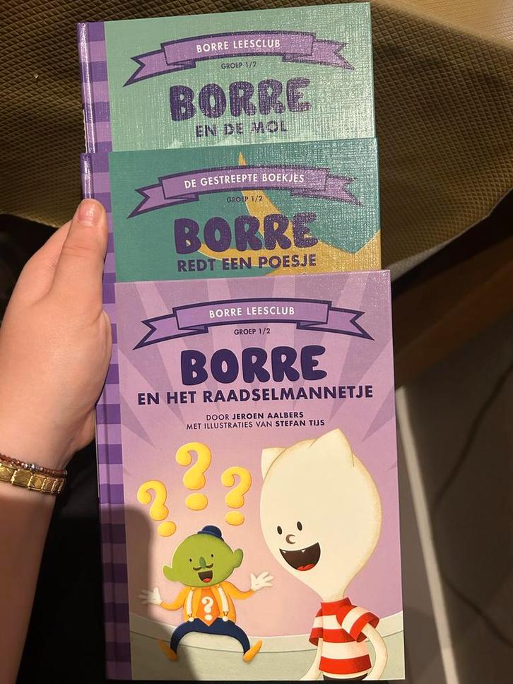 3 Borre Boekjes - Leuke kinderboeken!, Boeken, Kinderboeken | Jeugd | onder 10 jaar, Zo goed als nieuw, Fictie algemeen, Ophalen of Verzenden