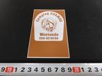 sticker westende camping cosmos, Ophalen, Zo goed als nieuw, Bedrijf of Vereniging