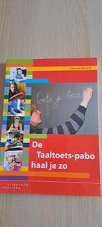 H. de Weerdt - De Taaltoets-pabo haal je zo, Ophalen of Verzenden, Zo goed als nieuw, H. de Weerdt