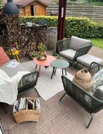 Tuinset Intratuin met 3 tafeltjes, Tuin en Terras, Tuinsets en Loungesets, Ophalen, 4 zitplaatsen, Kunststof, Gebruikt