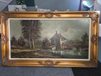 Mooie oude schilderij van mollin, Ophalen