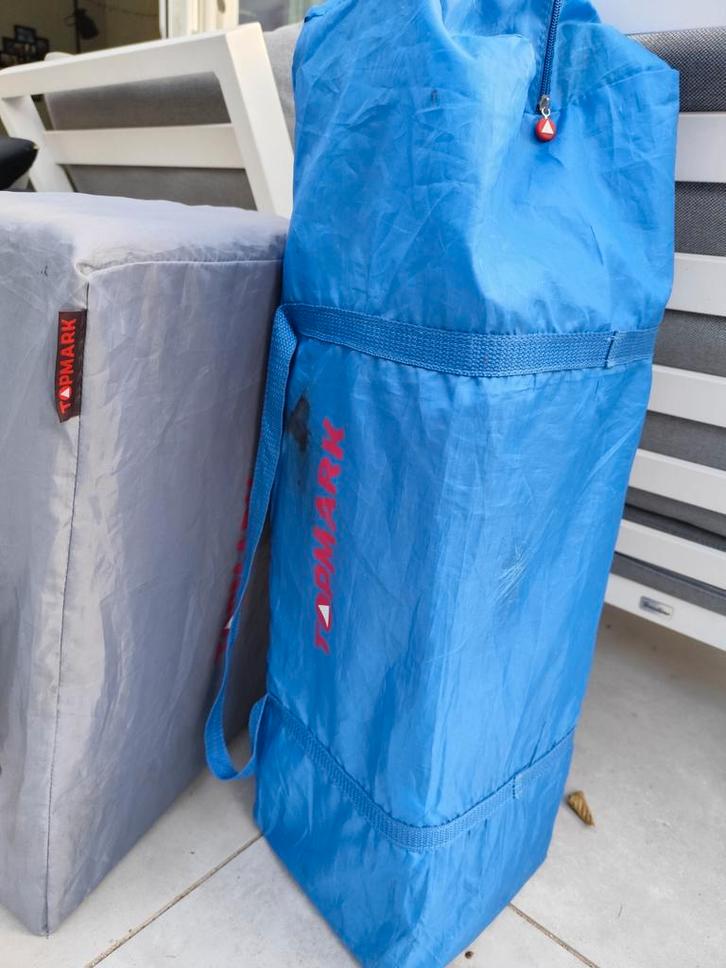 Campingbedje / Babybedje - Topmark, Kinderen en Baby's, Boxen, Gebruikt, Rechthoekig, Wieltjes, Ophalen