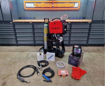 NIEUW!! Rowac MIG 200P DUBBEL PULSE compleet pakket!! 230v beschikbaar voor biedingen
