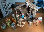 Kerststal met 20 figuren, Ophalen, Gebruikt