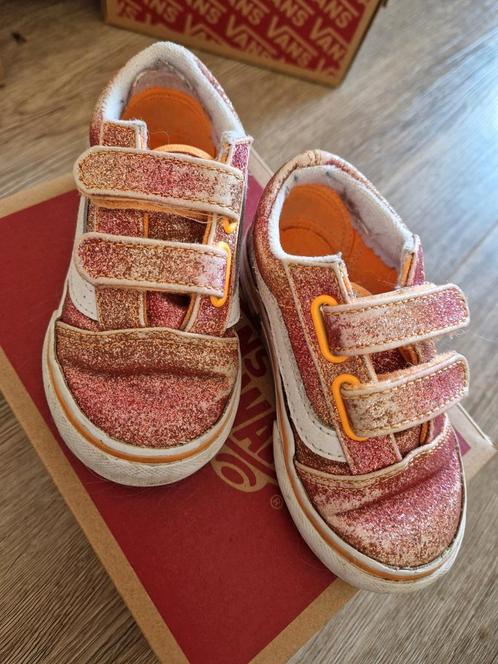 Slip-On Sunset Vans met klittenband maat 22,5., Kinderen en Baby's, Babykleding | Schoentjes en Sokjes, Gebruikt, Meisje, Schoentjes
