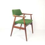 Vintage deense fauteuil Svend Aage Eriksen Ploegwool groen, Modern vintage, Overige kleuren, ., Ophalen of Verzenden