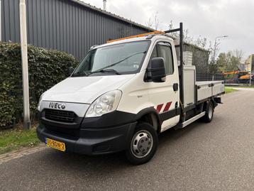 Iveco 50C14G 3,0 / PICK-UP / OPEN LAADBAK / HIAB 008T KRAAN  beschikbaar voor biedingen