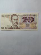 Polen 20 zloty unc, Postzegels en Munten, Bankbiljetten | Europa | Niet-Eurobiljetten, Ophalen of Verzenden, Polen