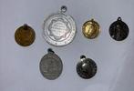 Diverse munten hangers / religieuze medailles, Antiek en Kunst, Ophalen of Verzenden