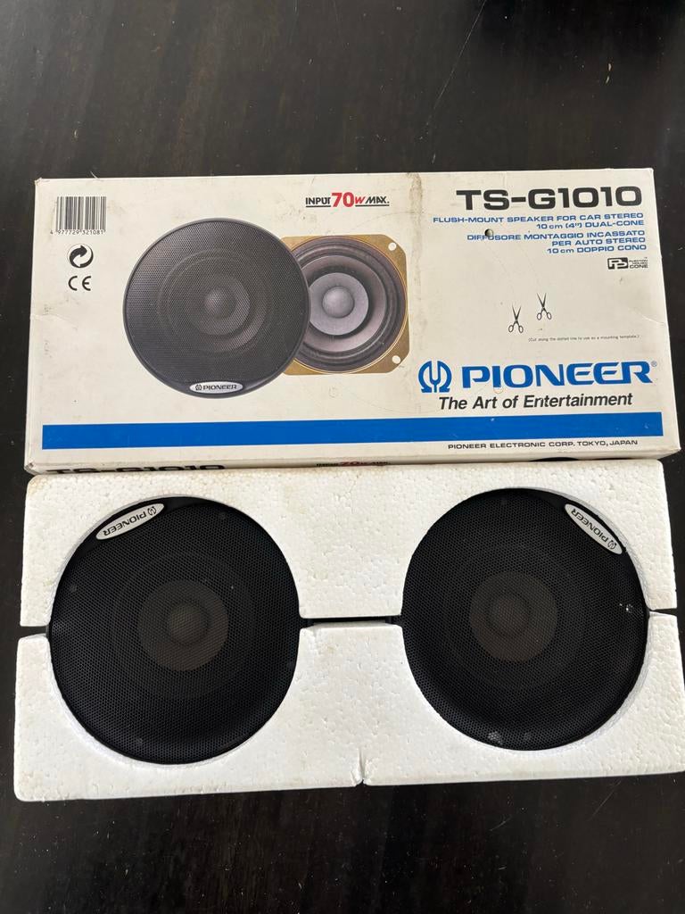 Pioneer TS-G1010 autospeakers, Auto diversen, Ophalen of Verzenden, Zo goed als nieuw