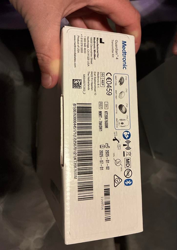 Guardian 4 transmitterkit van medtronic, Diversen, Verpleegmiddelen, Ophalen of Verzenden, Nieuw