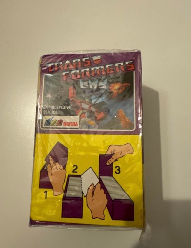 Panini Transformers Sealed Box 100 Zakjes, Verzenden, Nieuw, Meerdere stickers