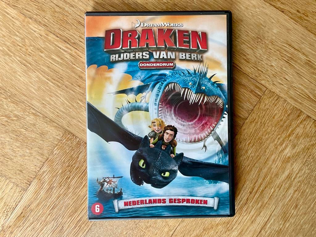 Draken Rijders van Berk - Donderdrum in 2 DVD set (met NL), Tekenfilm, Amerikaans, Boxset, Ophalen of Verzenden