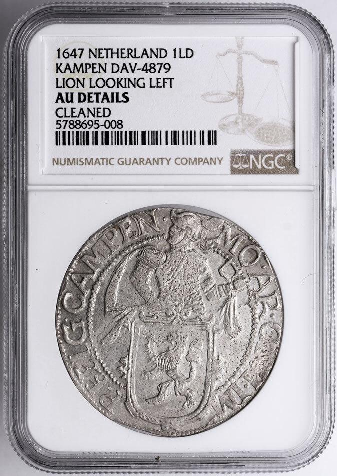 Nederland, KAMPEN Leeuwendaalder 1647, Postzegels en Munten, Munten | Nederland, Ophalen of Verzenden