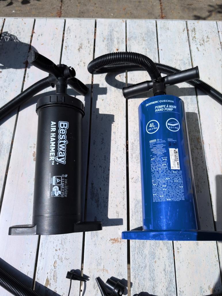 2x Handpomp Bestway Air Hammer & Decathlon Quechua, Ophalen