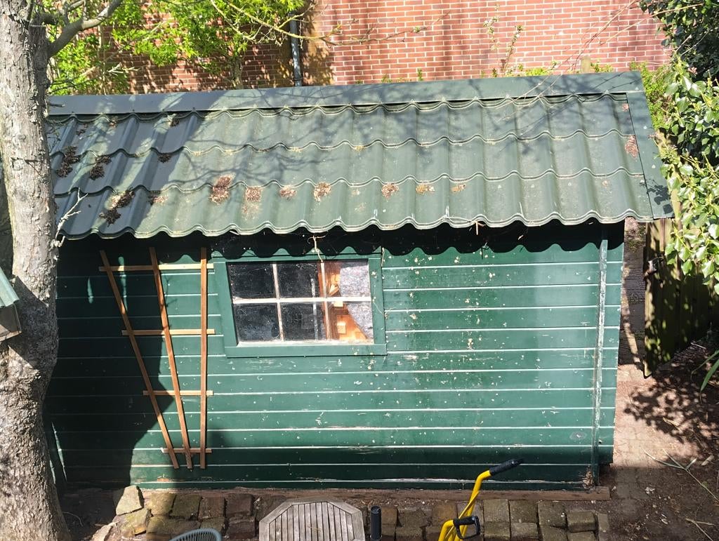 GRATIS schuur / tuinhuis, Ophalen, 250 tot 500 cm, Schuur, 2 ramen