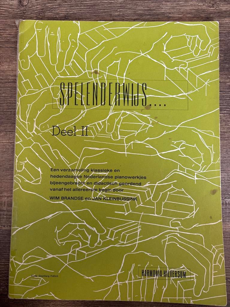 Spelenderwijs Deel II pianoboek, Gebruikt, Klassiek, Les of Cursus, Ophalen of Verzenden