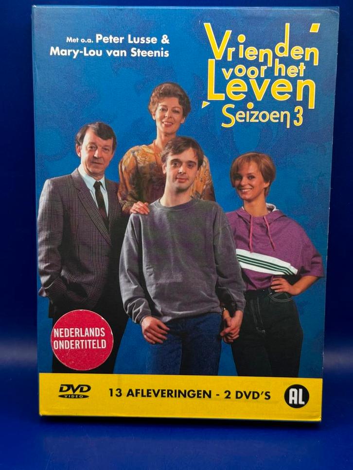 Vrienden voor het Leven complete Seizoen 3 DVD box origineel, Cd's en Dvd's, Dvd's | Tv en Series, Gebruikt, Komedie, Boxset, Alle leeftijden