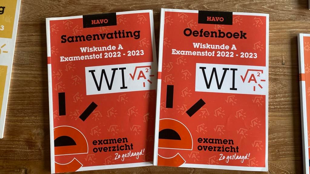 ExamenOverzicht - Oefenboek Examenstof Wiskunde A HAVO, Boeken, Ophalen, Nederlands, Overige niveaus, ExamenOverzicht