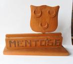 Houtsnijwerk OOSTERHOUT "MENTO 1956 Jubileum Aurora Harmonie, Ophalen of Verzenden