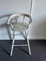Vintage look kinderstoel - Bijzetstoel, Ophalen, Gebruikt, Vintage / stoer / landelijk, Wit