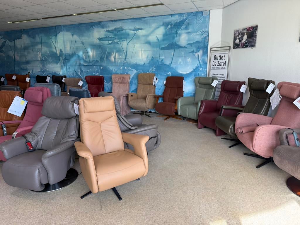 Gebruikt & nieuw sta op relax stoel/fauteuil gratis bezorgd, Ophalen of Verzenden, Zo goed als nieuw, Ruim 100 modellen in alle kleuren en maten