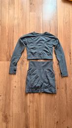 Longsleeve sport set maat S, Kleding | Dames, Ophalen of Verzenden, Maat 36 (S), Grijs, Fitness of Aerobics