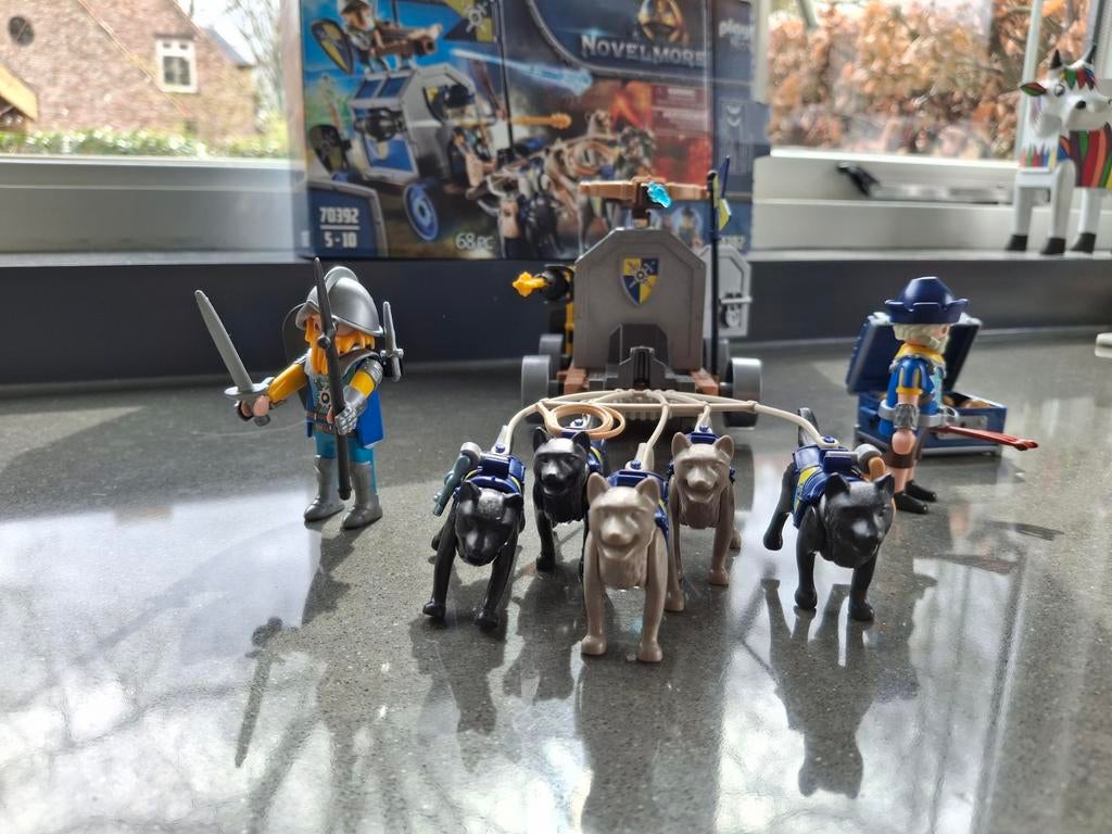 Playmobil 70392 Novelmore Wolfswagen in originele doos, Ophalen of Verzenden, Zo goed als nieuw, Complete set