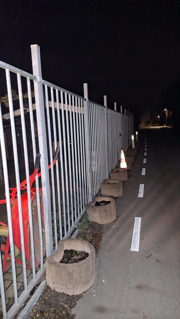 Goed hekwerk (exclusief palen), Tuin en Terras, Ophalen, Gebruikt, IJzer