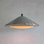 Vintage aluminium VEB Metalldrücker Halle design lamp. Ufo, Huis en Inrichting, Lampen | Hanglampen, Ophalen of Verzenden, Gebruikt