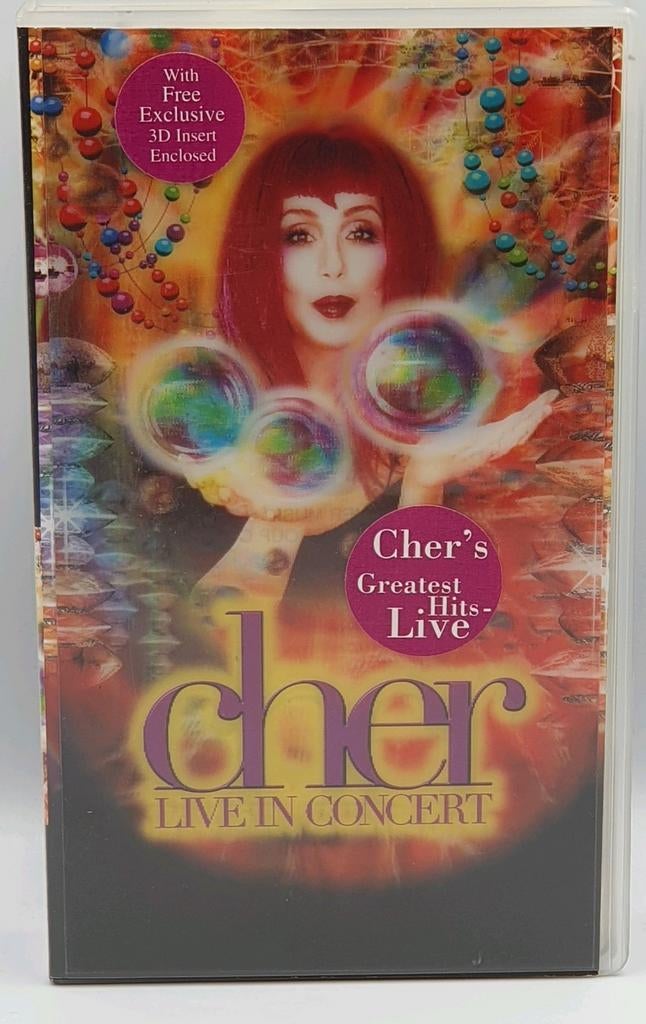 Te koop: Cher - Live In Concert VHS, Alle leeftijden, Ophalen of Verzenden, Gebruikt, Overige genres