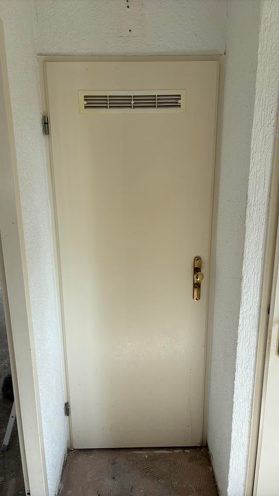 Opdekdeur Volspaan Meterkast - Linksdraaiend - 201,5 x 73, Ophalen, Minder dan 80 cm, Binnendeur, Zo goed als nieuw