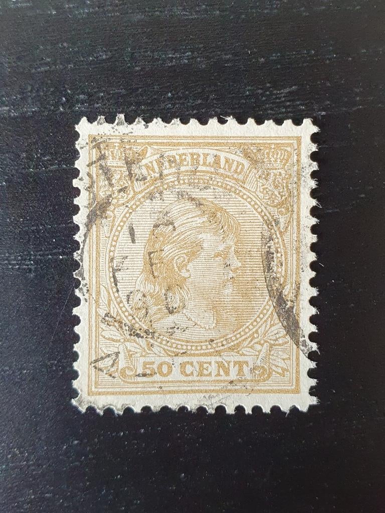 Nederland 1891 Wilhelmina NVPH 43 gestempeld, Postzegels en Munten, Postzegels | Nederland, Verzenden, T/m 1940, Gestempeld