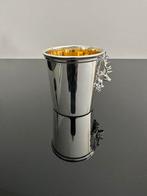 Zilveren Jachtbeker met Vergulde Binnenzijde en Hertmotief, Ophalen of Verzenden, Zilver