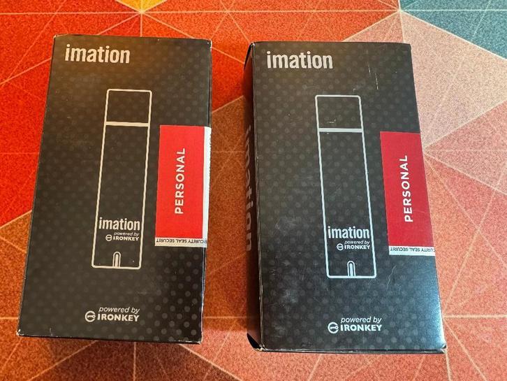 2 x Imation Personal D250 4GB Secure Drive - Ironkey, Computers en Software, USB Sticks, Nieuw, 4 GB, Ophalen of Verzenden