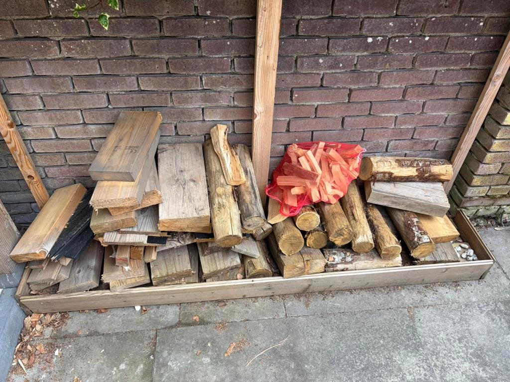Stookhout gratis op te halen, Tuin en Terras, Haardhout, Minder dan 3 m³, Ophalen of Verzenden